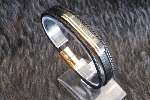 دستبند مردانه مدل MONTBLANC