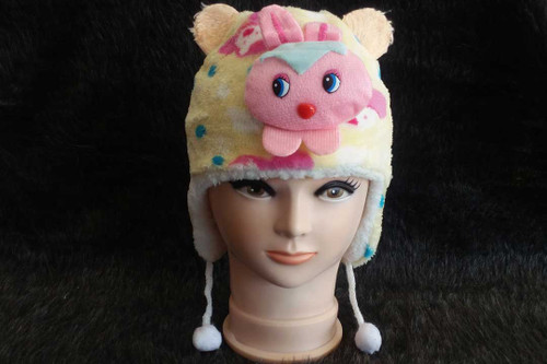 کلاه بچه گانه عروسکی رنگ کرم