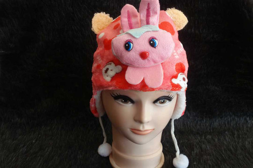 کلاه بچه گانه عروسکی رنگ قرمز