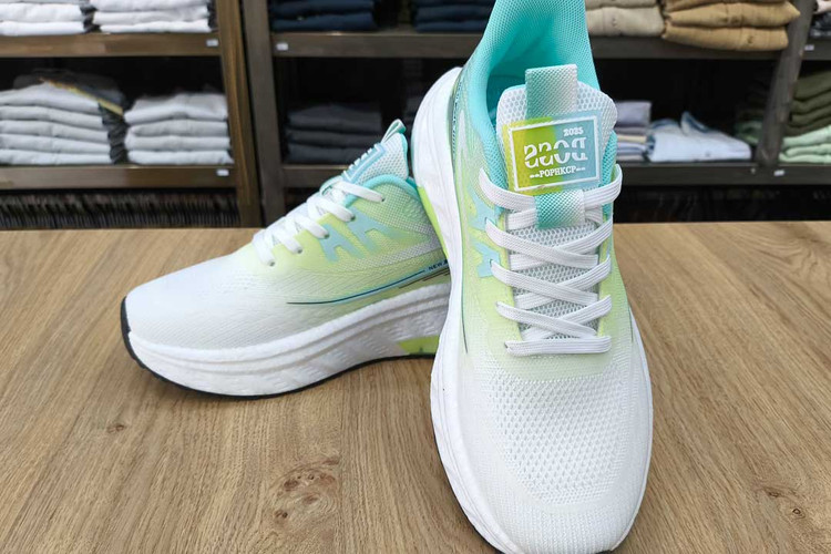 کفش رانینگ مردانه های-کپی خارجی رنگ سفید-سبز