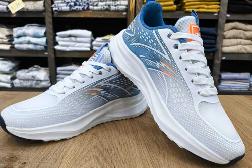 کفش رانینگ مردانه های-کپی خارجی سفید-آبی کد ۰۶۵