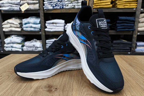 کفش رانینگ مردانه های-کپی خارجی مشکی-لجنی