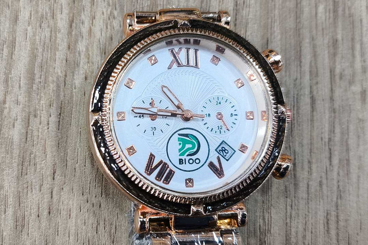 ساعت زنانه BIOO تاریخ دار تک موتوره طلایی