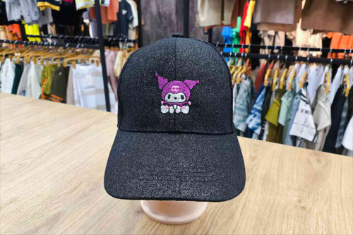 کلاه کرومی دخترانه و زنانه مشکی طرح اکلیلی