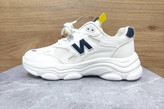 کفش اسپورت زنانه و پسرانه نیوبالانس سفید سرمه ای کد ۵۳۷