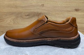 کفش چرم (فوم) مردانه قهوه ای با کفی طبی کد ۰۹۶